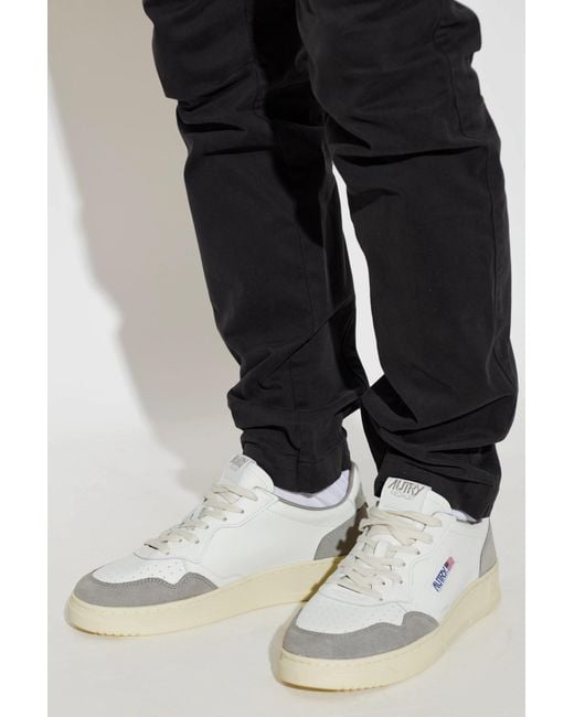 Autry White 'Medalist' Sports Shoes for men