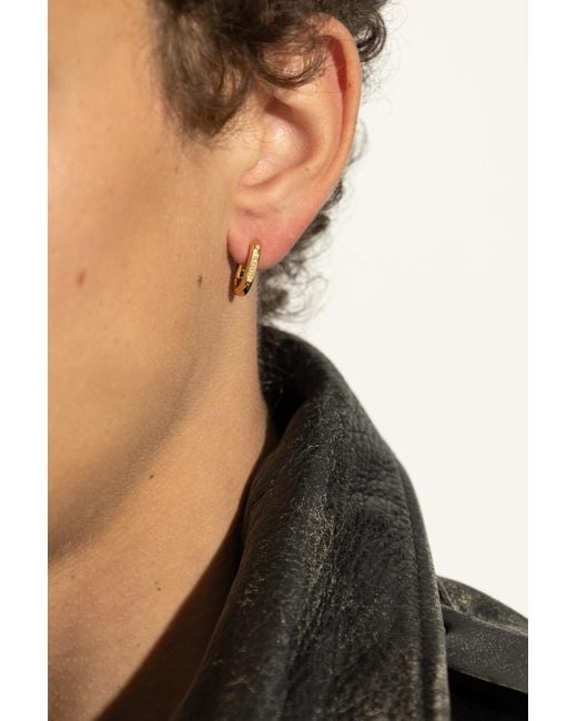 Vetements Metallic Brass Earring