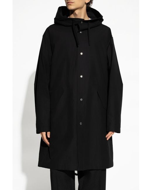 Jil Sander Black 'Parka' Type Jacket for men