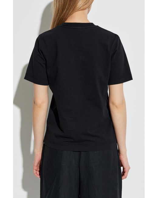 Burberry Black T-Shirt With Logo