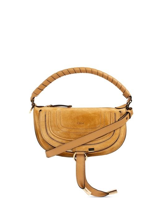 Chloé Metallic "Marcie Mini" Hand Bag