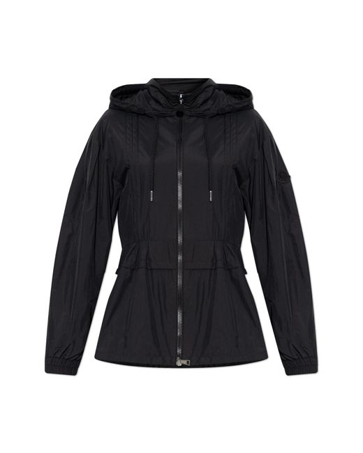 Moncler Black Hooded Jacket Vabre
