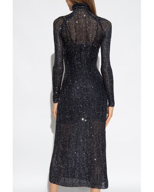 Alaïa Black Sequin Dress
