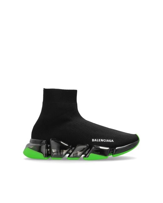 Balenciaga Green Sports Shoes 'Speed 2.0'