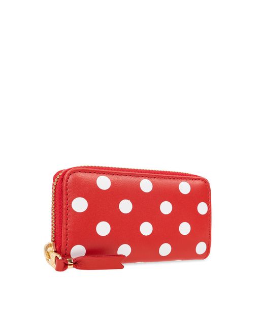 Comme des Garçons Red Pouch With Polka Dots,