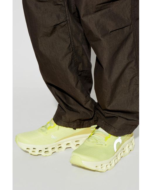 On Shoes Green 'Cloudmster 3' Sports Shoes, Ne for men