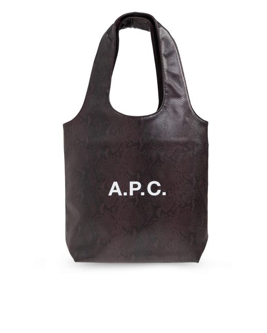 A.P.C Women's Ninon Synthetic Leather Crossbody Bag Silver