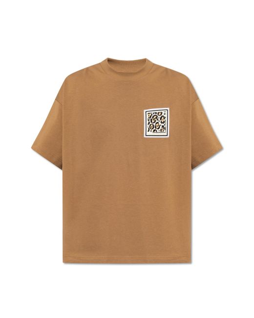 Emporio Armani Brown Cotton T-shirt, for men