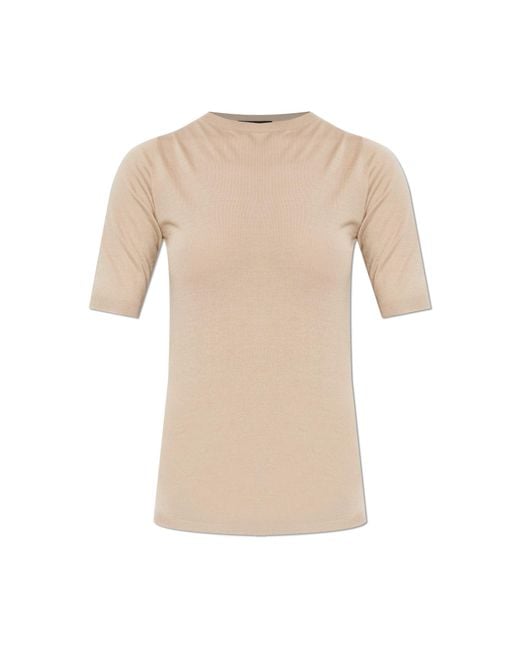 Fabiana Filippi White Top With A Round Neckline