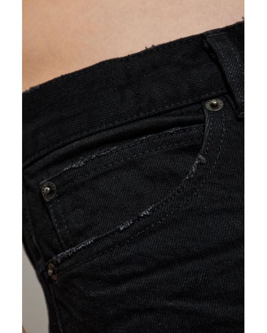 Balenciaga Black Jeans With Vintage Effect