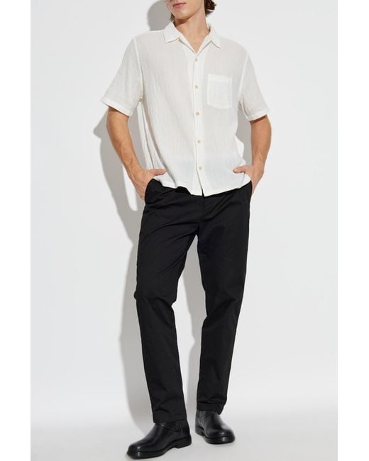 AllSaints White "Walton" Shirt for men