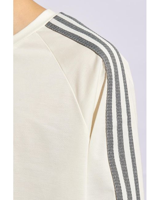 Y-3 White T-shirt With Long Sleeves, for men