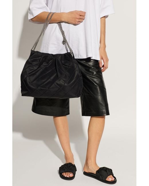 Tory Burch Black 'Fleming' Shoulder Bag