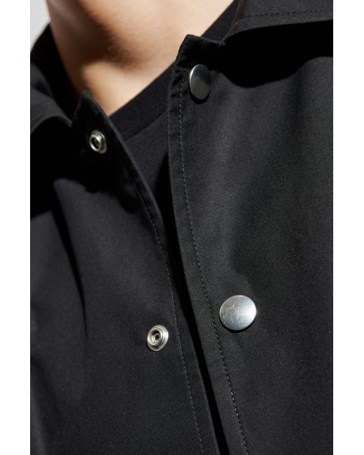 Jil Sander Black Jacket With Collar for men