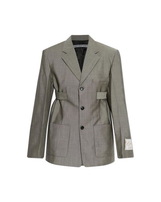 Alexander Wang Blue Wool Blazer