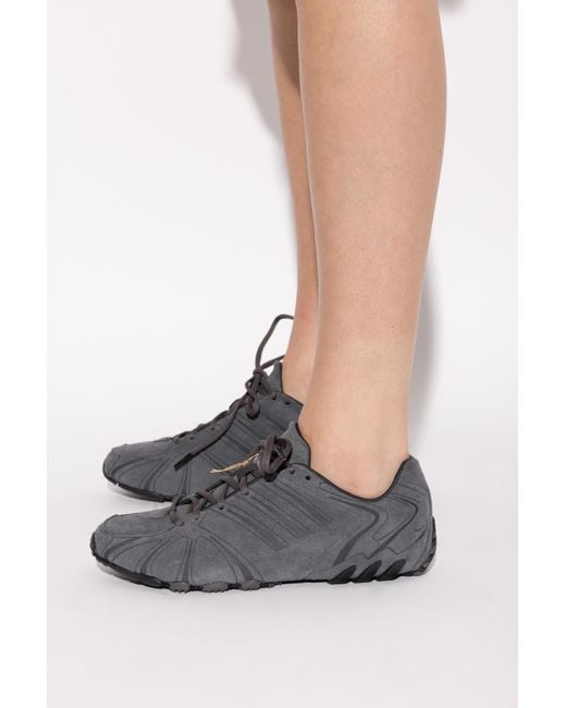 Adidas Originals Gray Suede Sports Shoes "Ghost Sprint W"