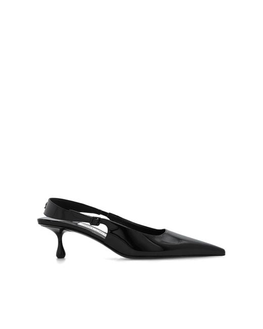 Jimmy Choo Black 'Amel' Patent Pumps