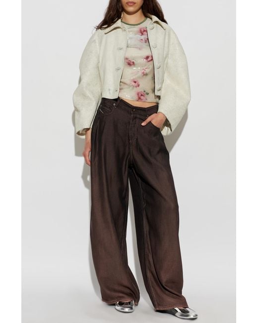 DIESEL Brown Trousers '1987 D-Khelz-B-S'