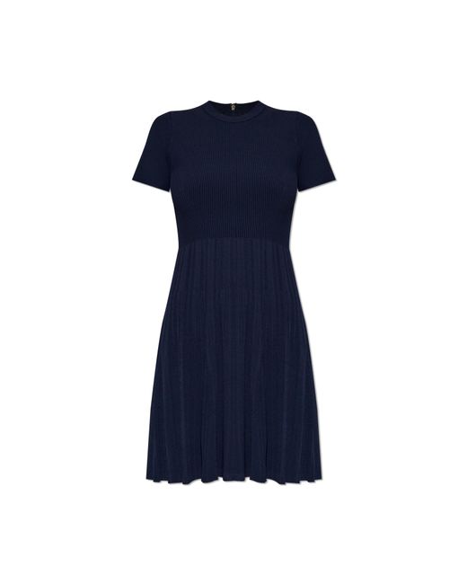 MICHAEL Michael Kors Blue Dress With A Round Neckline