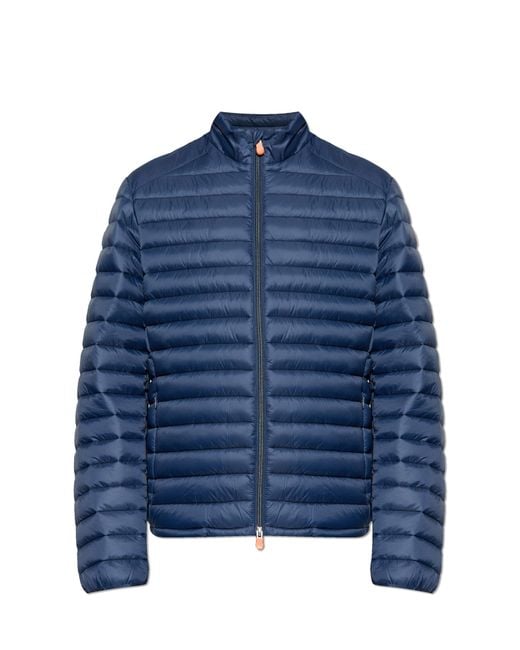 Save The Duck Blue Insulated Jacket "Alexander" for men