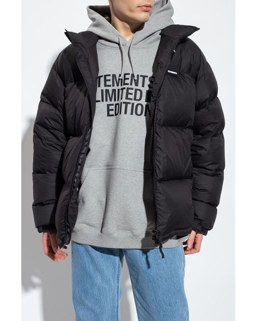 vetements down jacket