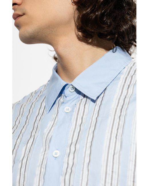 DSquared² Blue Striped Pattern Shirt for men