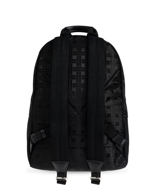 KENZO Black Backpack With Logo for men