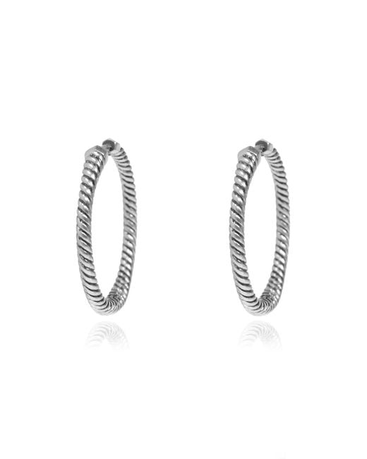 AllSaints Metallic Round Earrings,