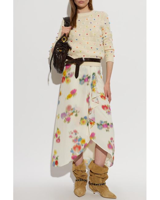 Isabel Marant White Sweater "Priyanka"