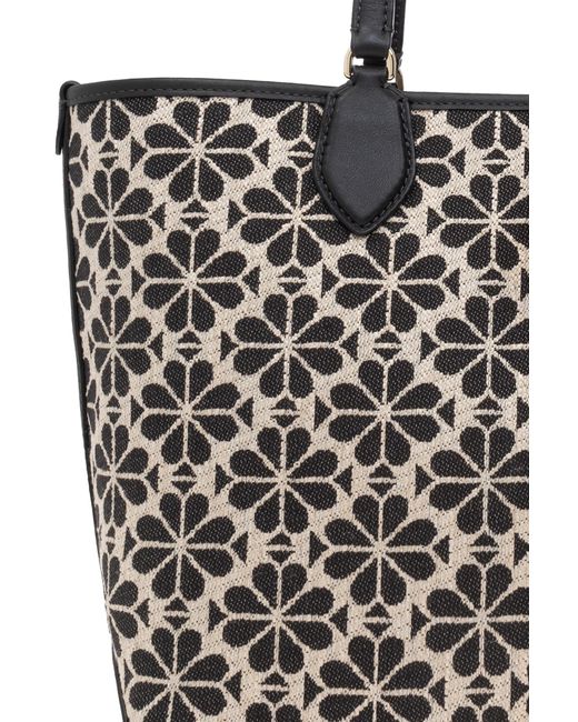 Kate Spade Floral Spade Shopper Tote Bag in Black Lyst UK