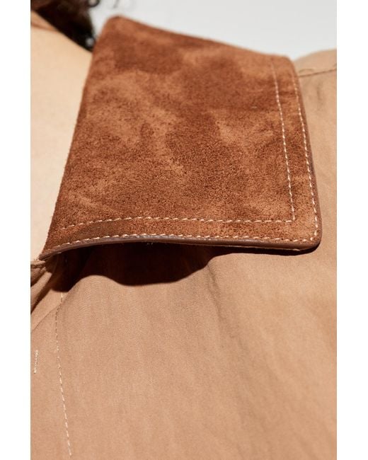 Fendi Natural Jacket With Pockets for men