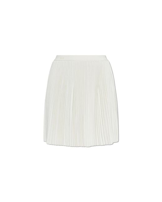 Lacoste White Pleated Skirt