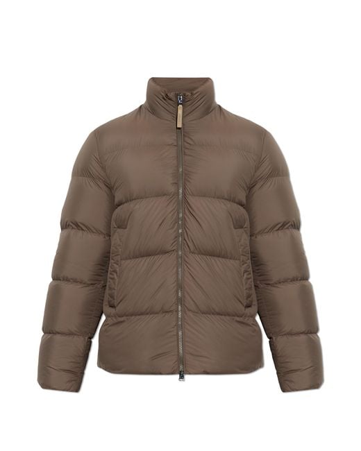 Woolrich Brown Oversized Puffer Jacket for men