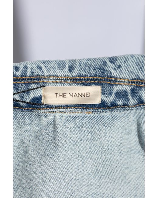 The Mannei Blue Denim Jacket 'Lour'