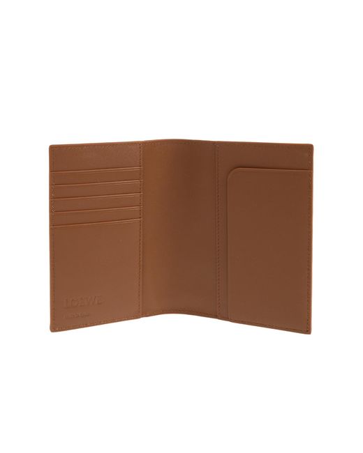 Loewe Yellow Leather Passport Holder