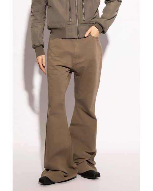 Rick Owens Brown 'bolan Bootcut' Trousers, for men