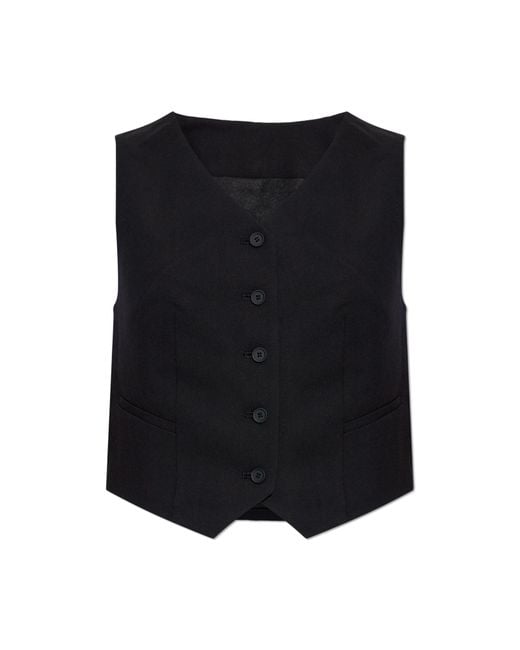 AllSaints Black T-Shirt 'Heartache'