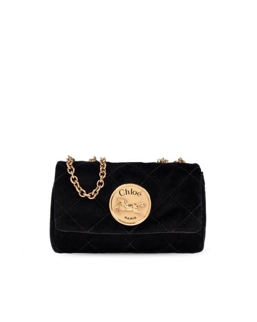 Chloé Gray Shoulder Bag Heritage Small"