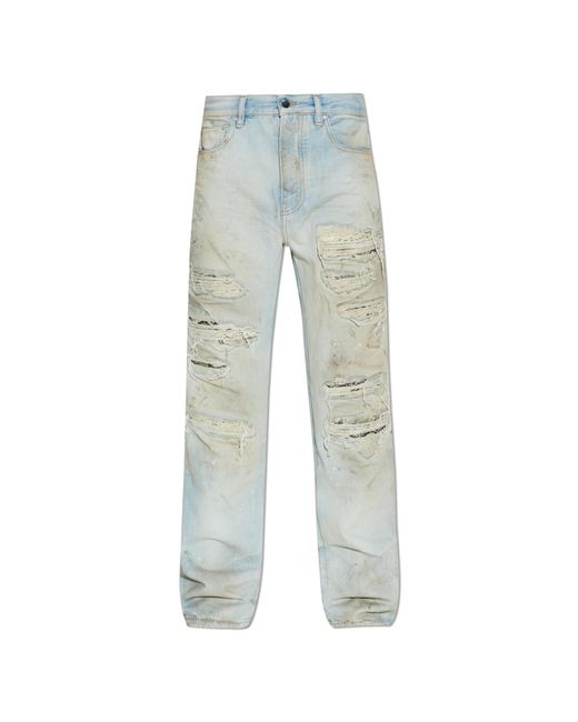 Amiri Blue Jeans With A 'Vintage' Effect for men