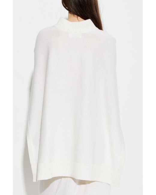Lisa Yang White Poncho 'Simoni'