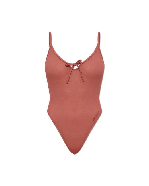 DSquared² Red Bodysuit With Straps