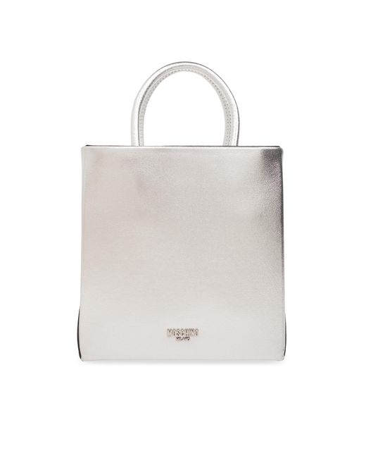 Moschino White Shoulder Bag From The ‘40Th Anniversary’ Collection