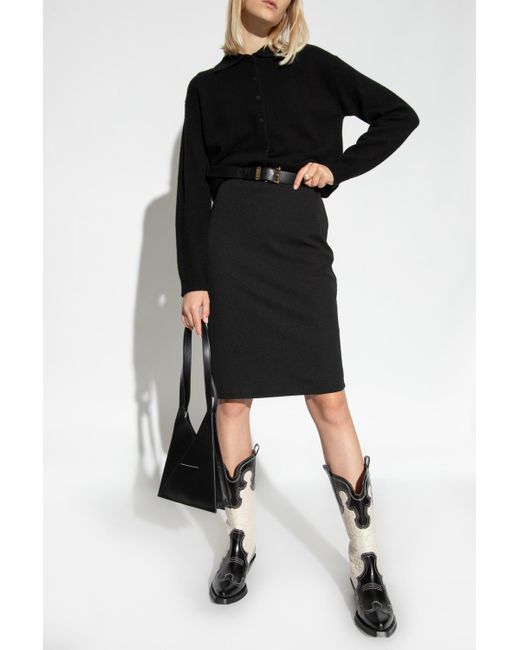 Theory Slip Dress in Black Lyst