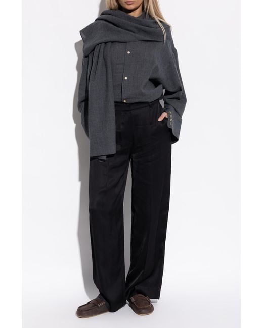 J.W. Anderson Brown Leather Slides