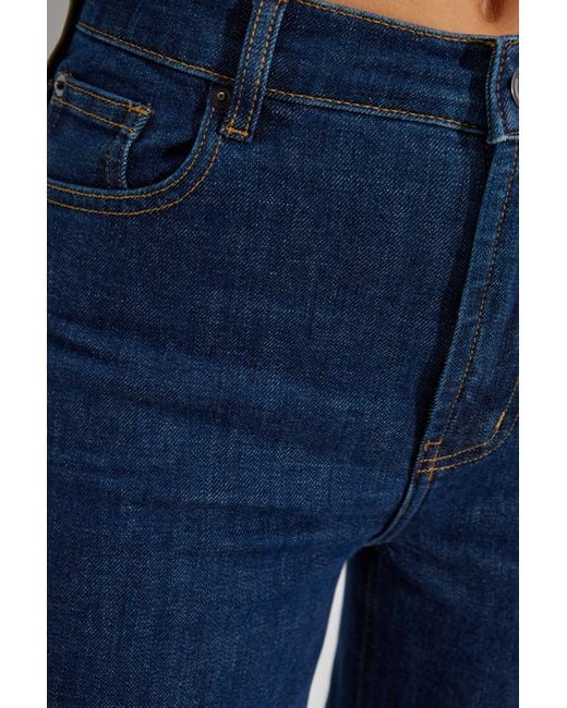 Self-Portrait Blue Jeans With Flared Legs