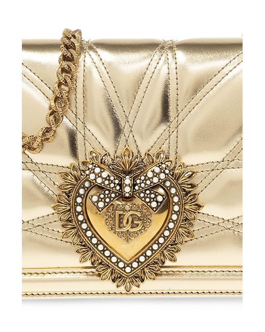 Dolce & Gabbana Natural ‘Devotion Medium’ Shoulder Bag