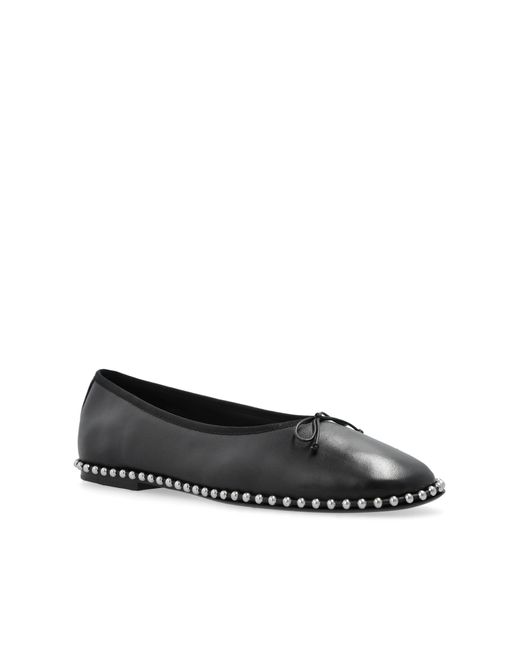 Alexander Wang Black Ballerinas Lina