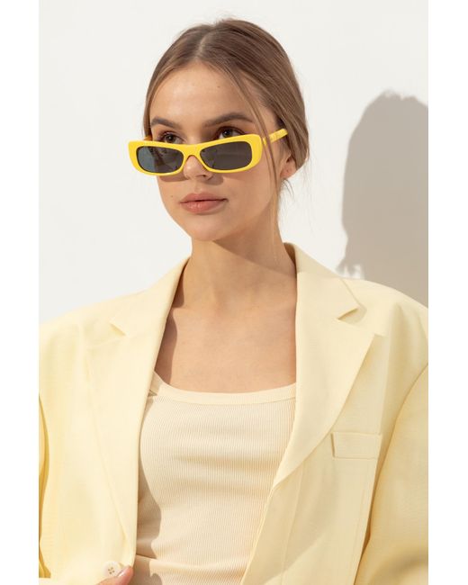 Jacquemus Yellow Sunglasses
