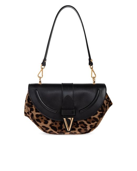 Versace Black Shoulder Bag 'Virtus'