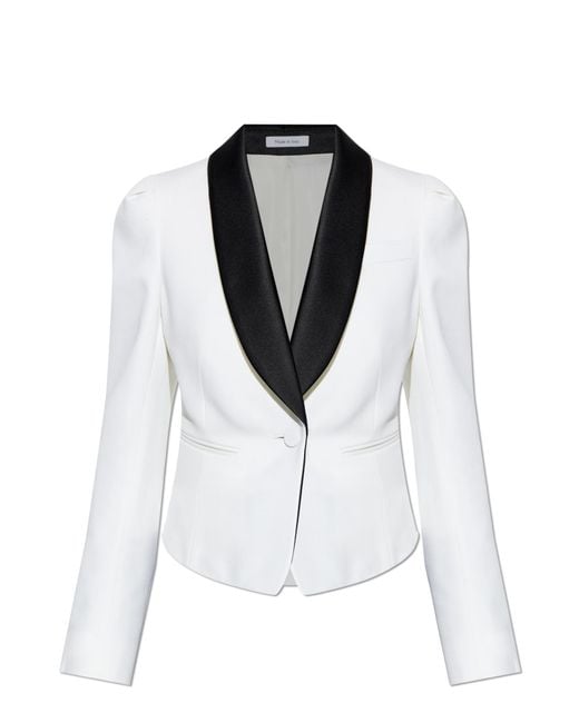 McQueen Black Wool Blazer
